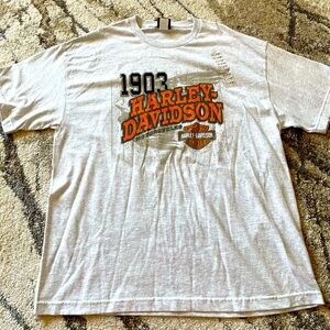 Harley-Davidson Light Gray Graphic Tee